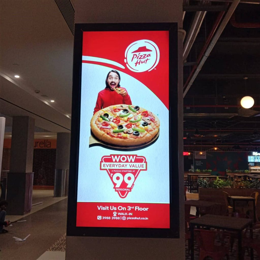 premium backlit panels and glow sign campaigns