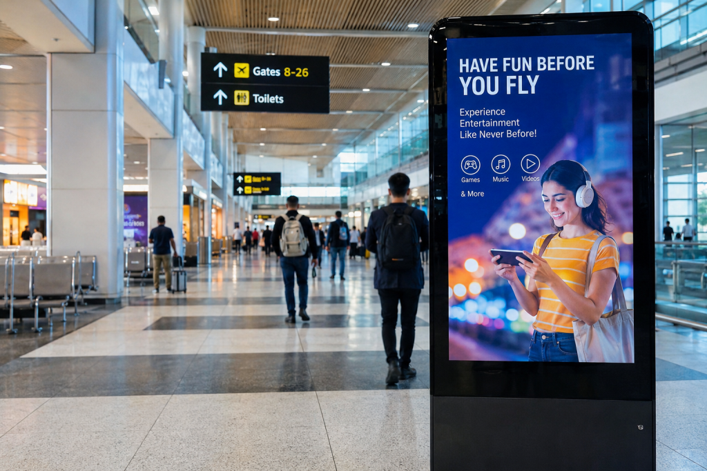 The Rise of Interactive Airport Advertising Experiences