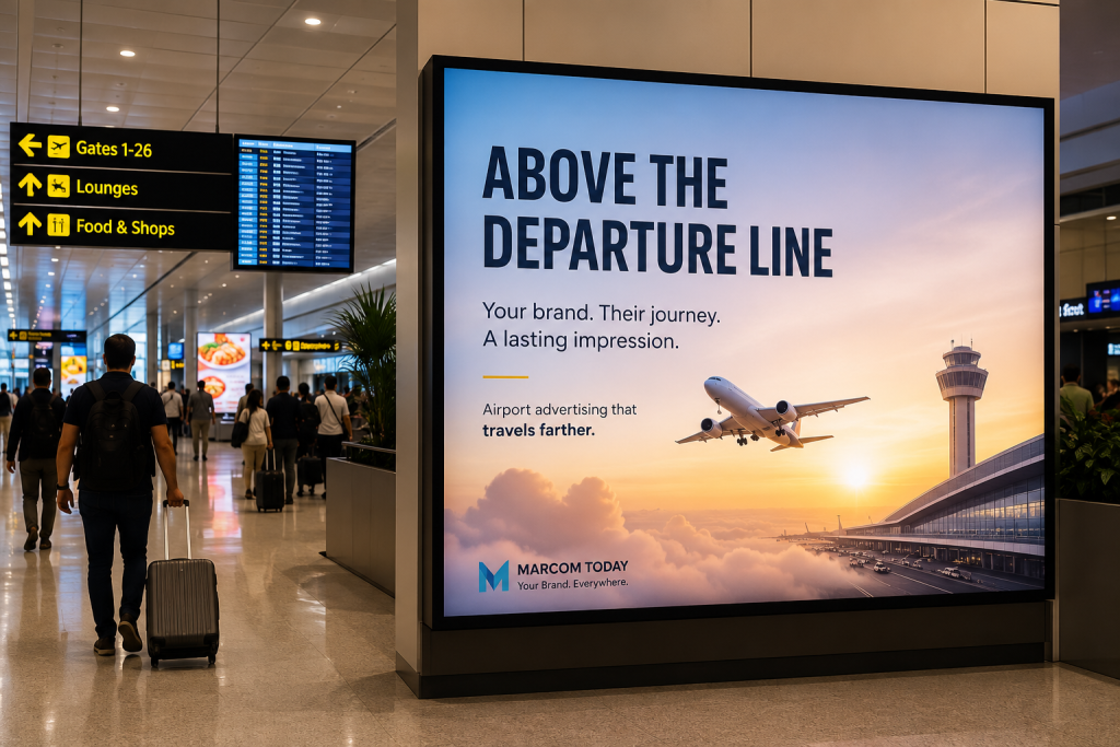 Above the Departure Line: The Untapped Power of Airport Advertising..