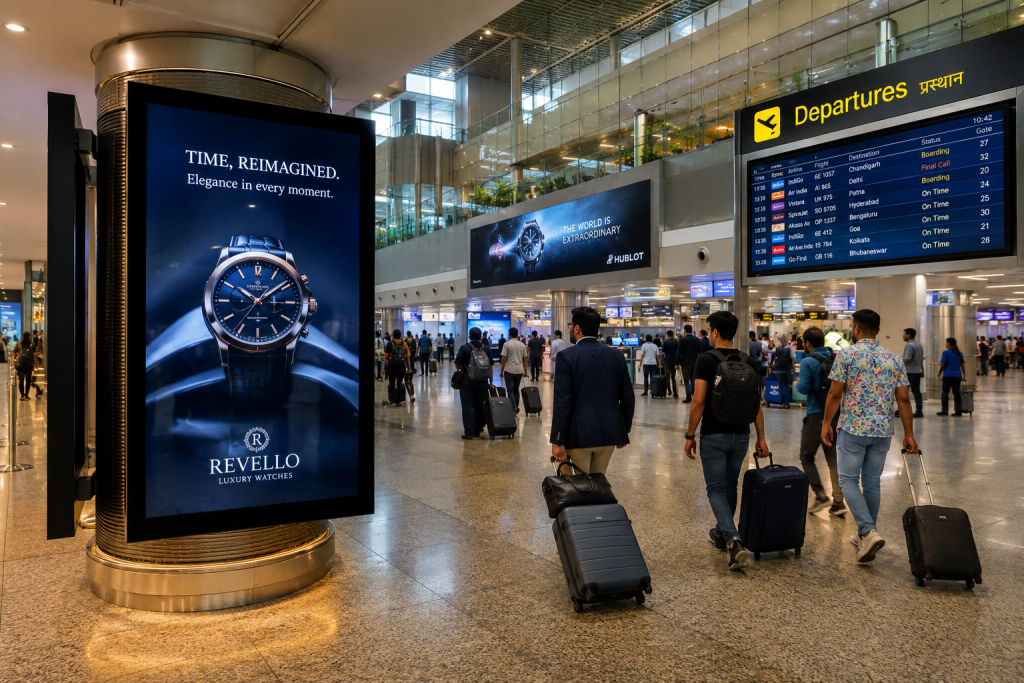 The future of airport advertising: how DOOH, data, and premium environments are transforming brand visibility??