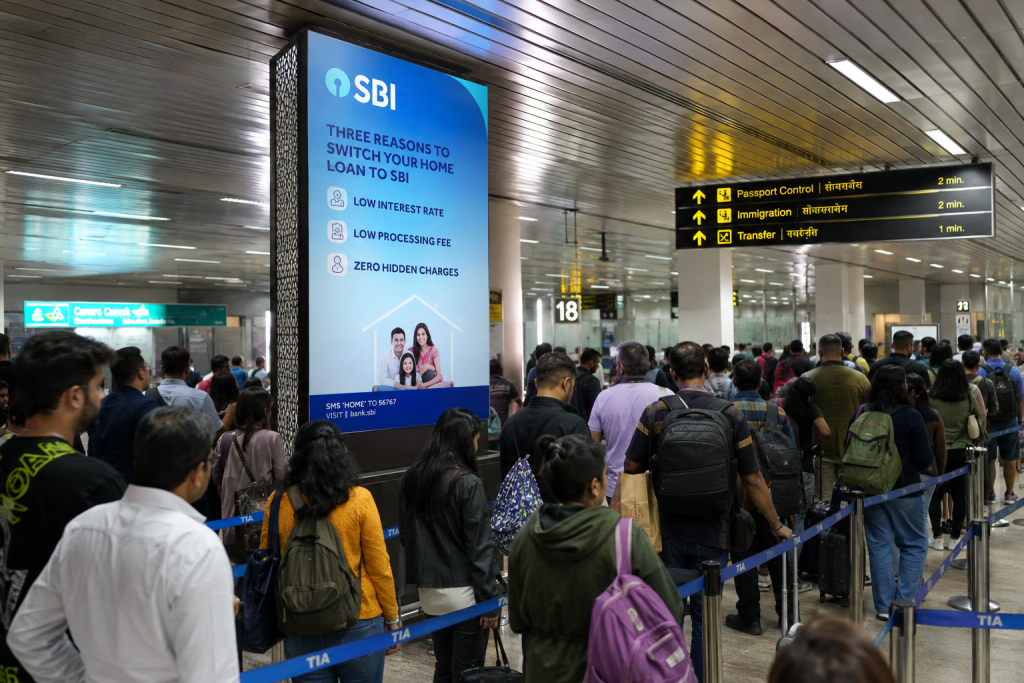 The Queue Advantage: Why Airport Advertising Wins in Places Where Consumers Cannot Scroll Away